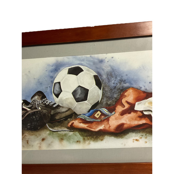 GOOOOOAAAAAAAAAAAAAALLLLLLLLLL! 2 Prints by Glenda Brown Football and Soccer - Picture 2 of 5